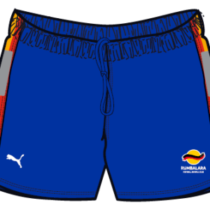 Front view footy shorts